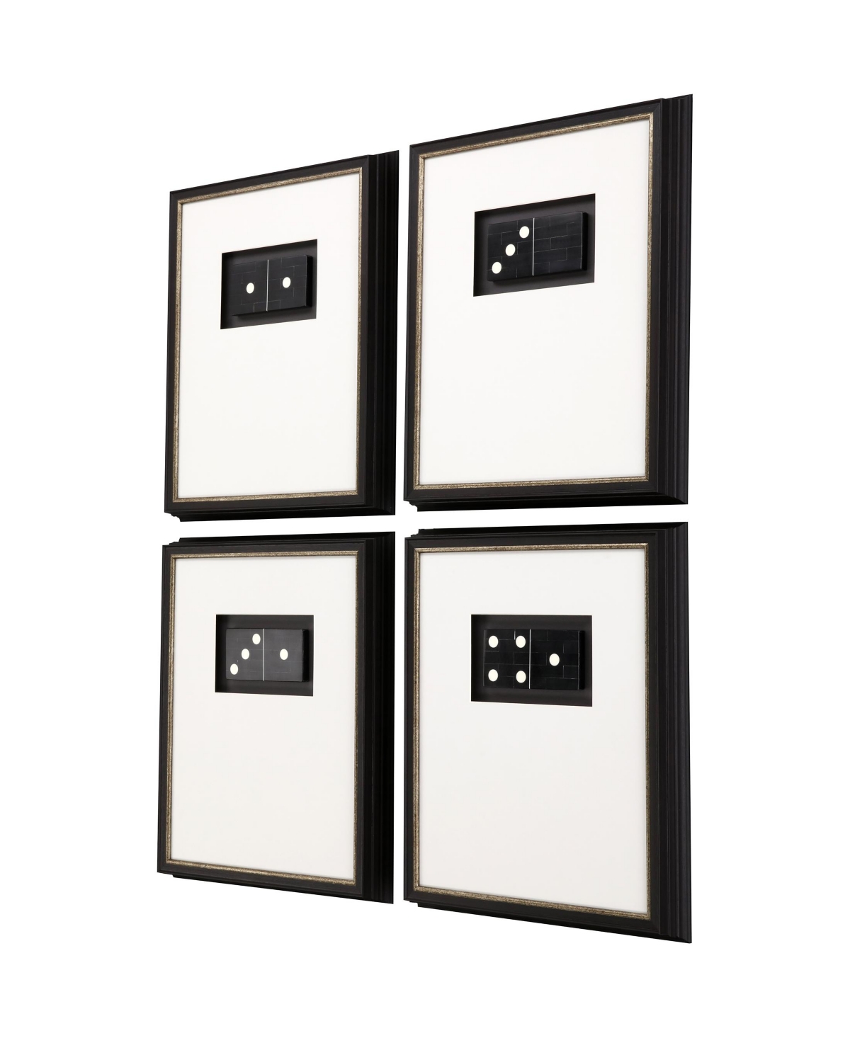 Shop Paragon Picture Gallery Dominoes Framed Art, Set Of 4 In Black