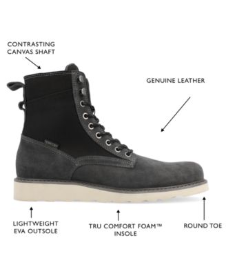 Men's Elevate Tru Comfort Foam Plain Toe Lace-up Ankle Boots