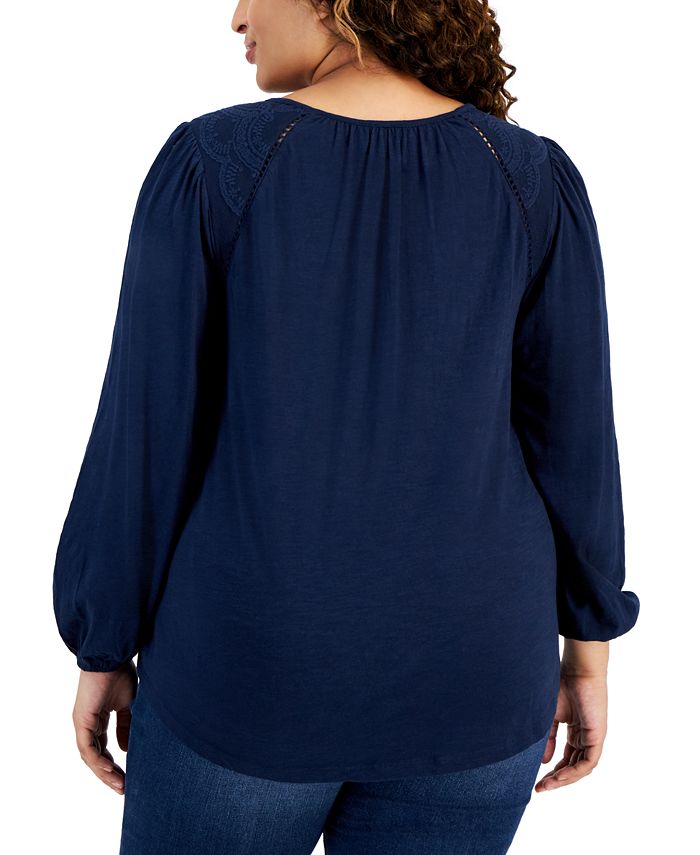 macy's nike plus size tops