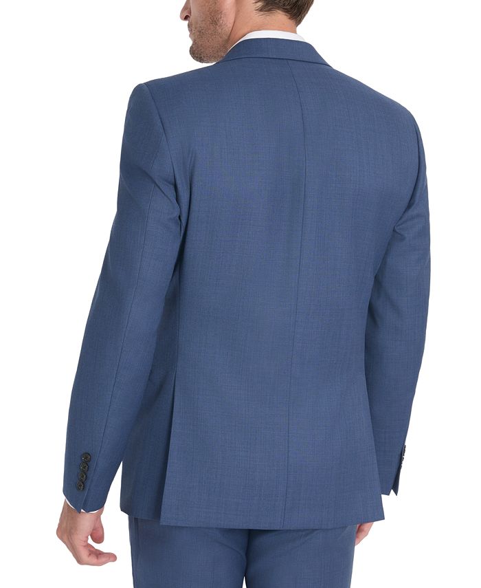 Lauren Ralph Lauren Men's Slim-Fit Sharkskin Wool-Blend Suit Jacket ...