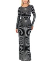 Macy's black evening discount gowns