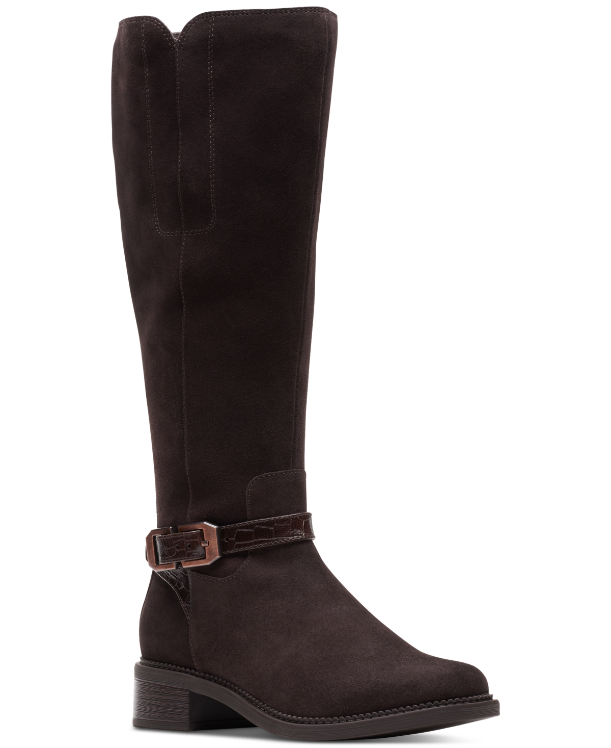 Clarks Maye Aster In Dark Brown