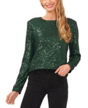 Macy's glitter tops online