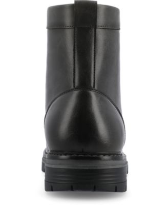 Men's Denver Tru Comfort Foam Plain Toe Lace-Up Ankle Boots