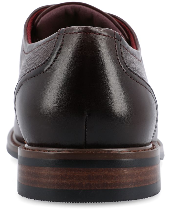 Vance Co. Men's Kendon Tru Comfort Foam Plain Toe Lace-Up Derby Shoes ...