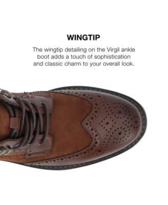 Men's Virgil Tru Comfort Foam Wingtip Lace-Up Ankle Boots
