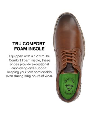 Men's Rutger Tru Comfort Foam Plain Toe Hybrid Dress Shoes