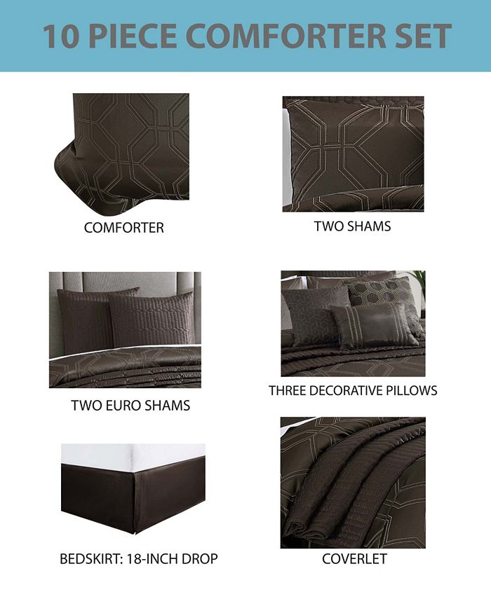 PanxHoe Set Copripiuino atrioniale 155x220c, Set da 3 Pezzi Parure