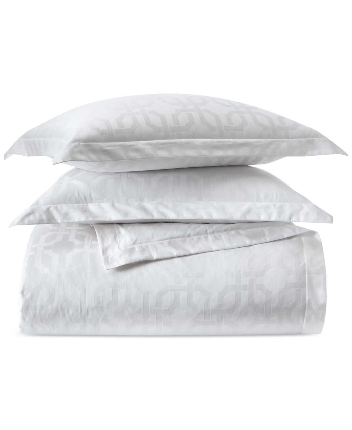 Hotel Collection Fresco Jacquard 525-Thread Count Egyptian Cotton 3-Pc. Set, King, Exclusively at Macy's