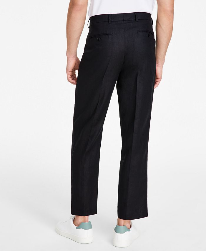 Nautica Men's Modern-Fit Linen Dress Pants - Macy's