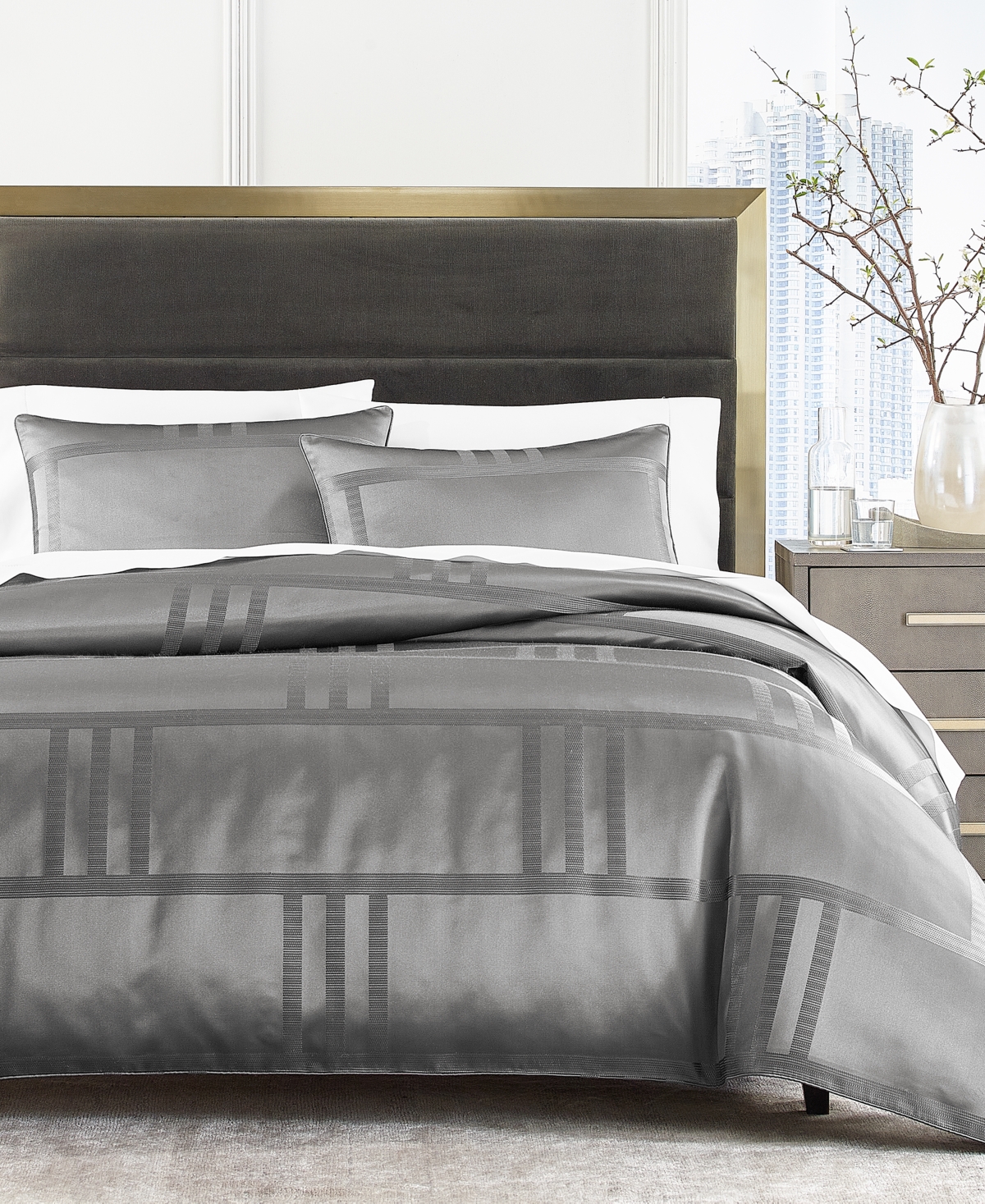 HOTEL COLLECTION STRUCTURE 3-PC. COMFORTER SET, KING, EXCLUSIVELY AT MACY'S 