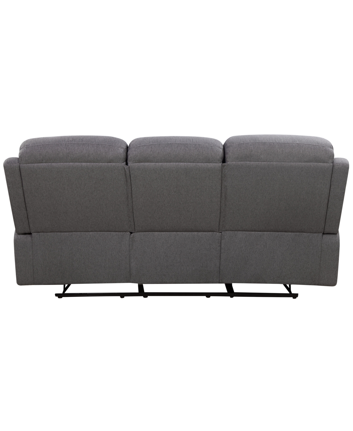 Abbyson Living Fletcher Stain-Resistant Polyester Reclining Sofa