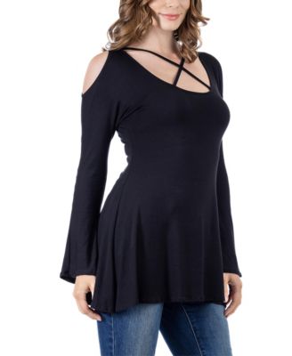 Women's Criss Cross Long Sleeve Top