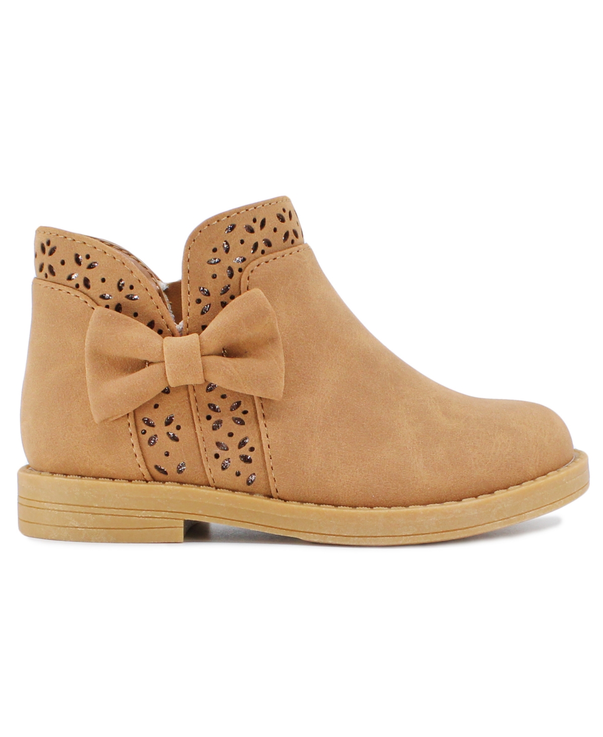 Sugar Toddler Girls Lil Knish Casual Bootie In Blush