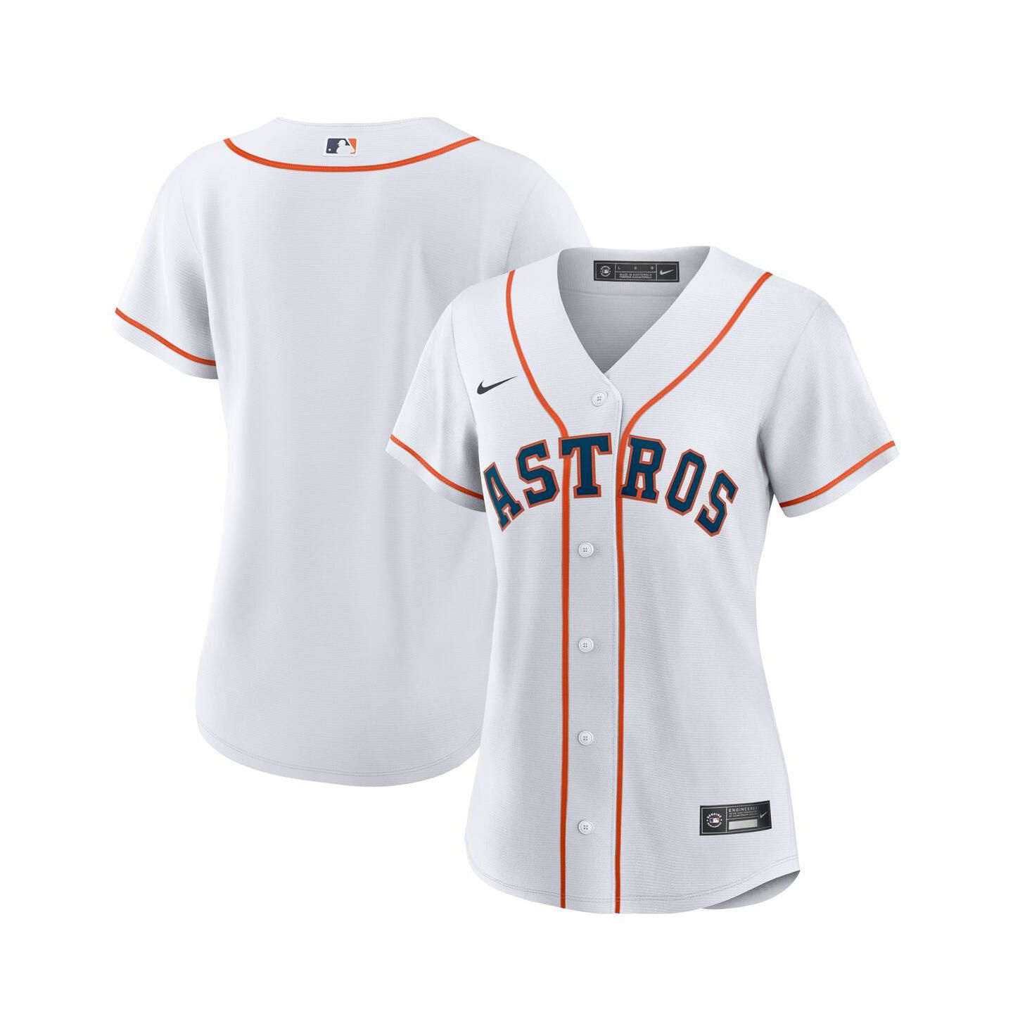 Женский топ Nike Houston Astros Official Replica Jersey — фото 2