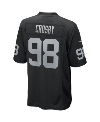 no 98. Maxx Crosby LV Raiders Limited Jersey-Black | eBay