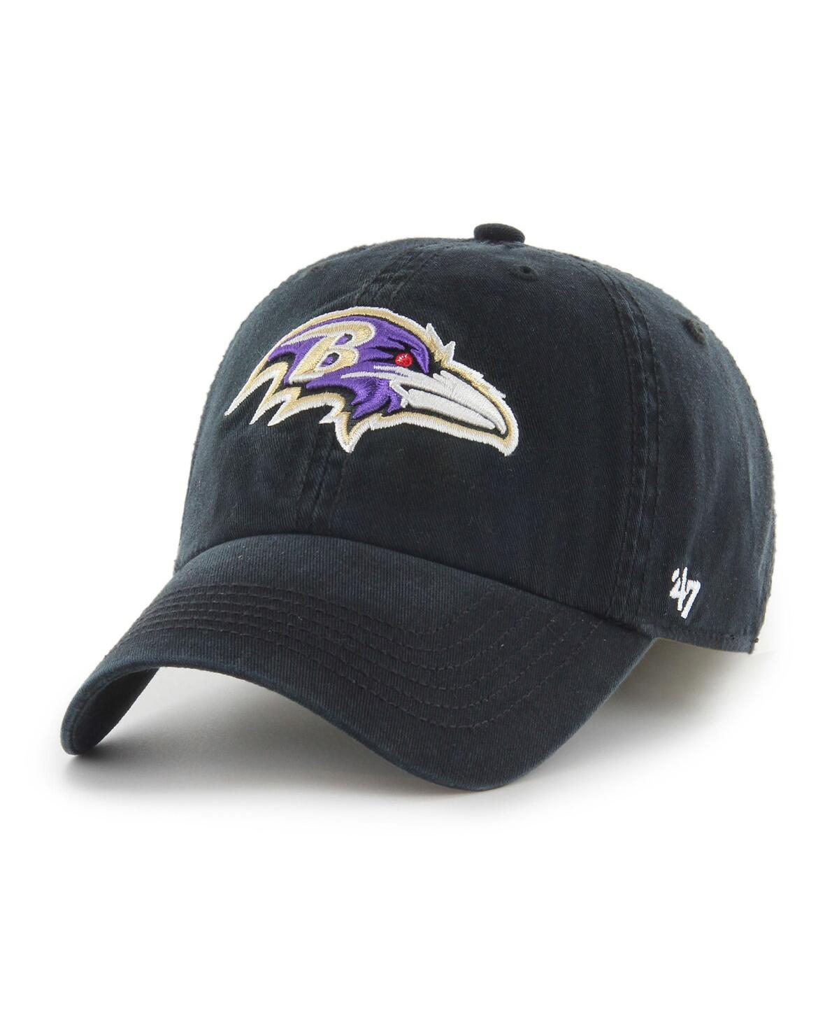 Men's '47 BrandBaltimore Ravens Franchise Logo Fitted Hat - Black