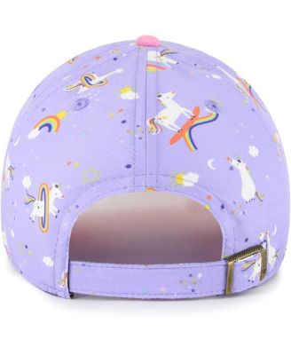 Girls Preschool Lavender Arizona Cardinals Unicorn Clean Up Adjustable Hat