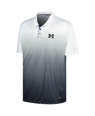 Men's Charcoal Michigan Wolverines Magic Polo Shirt