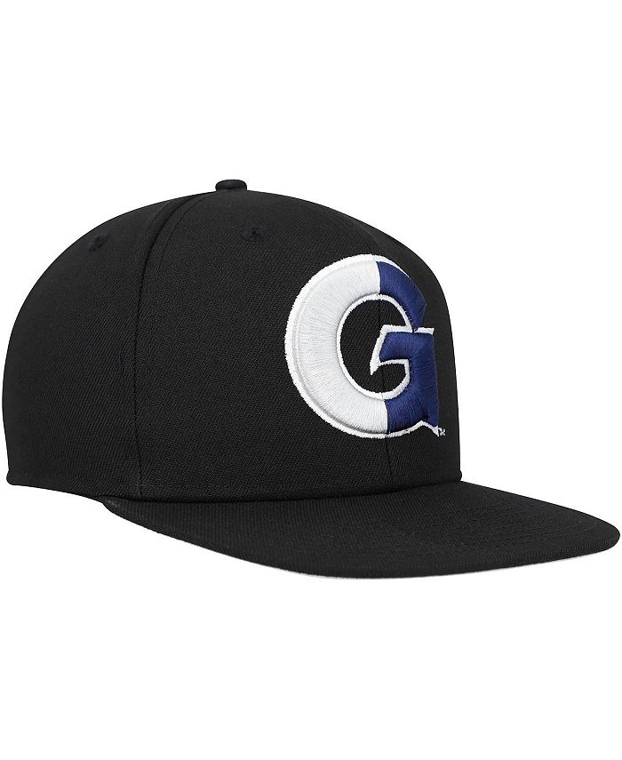 Mitchell & Ness Men's Black Georgetown Hoyas Lifestyle Fitted Hat - Macy's