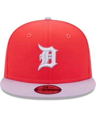 Men's Red, Purple Detroit Tigers Spring Basic Two-Tone 9FIFTY Snapback Hat