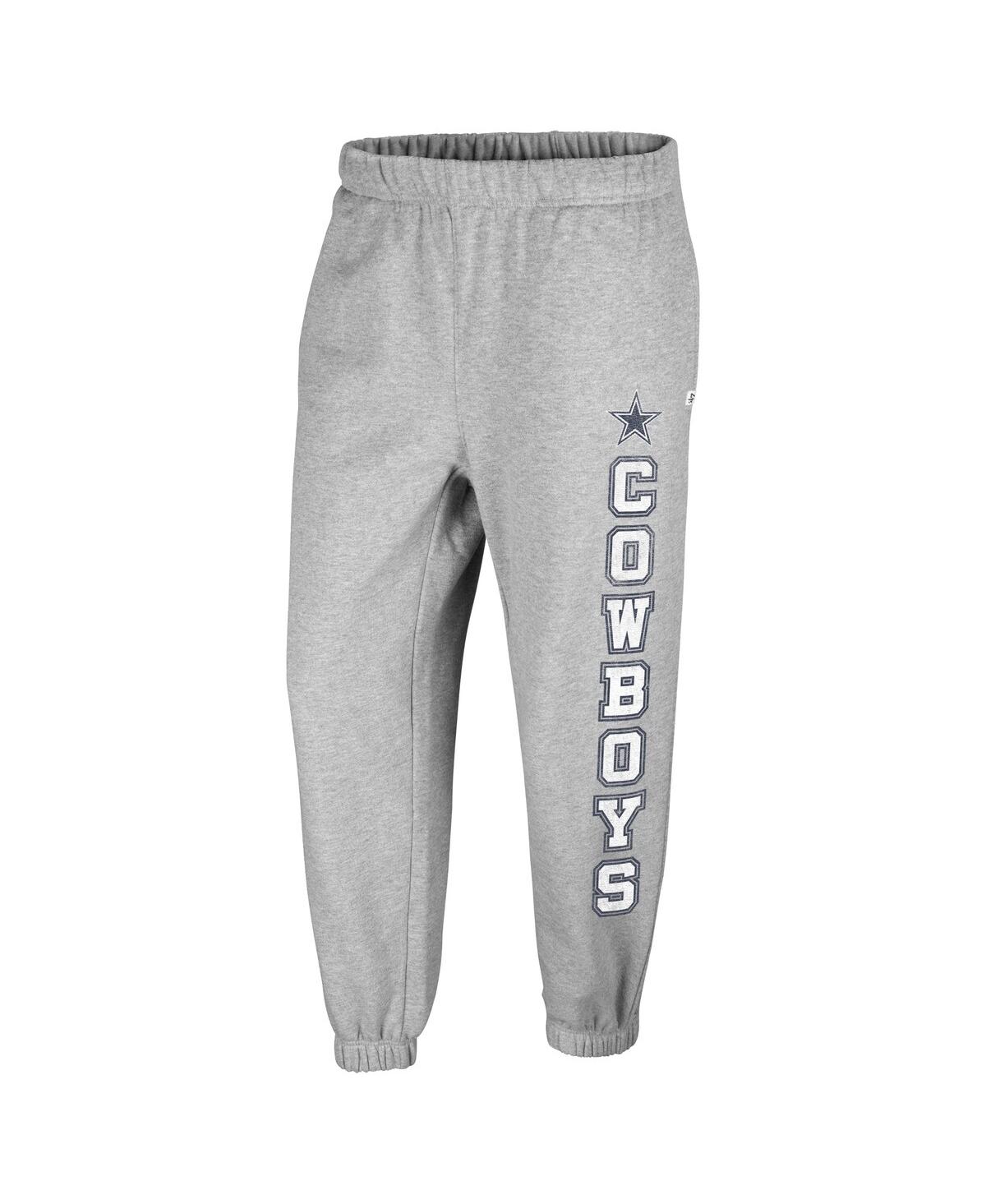Shop 47 Brand Women's ' Gray Dallas Cowboys Double Pro Harper Jogger Sweatpants