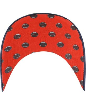 Women's Navy Chicago Bears Confetti Icon Clean Up Adjustable Hat