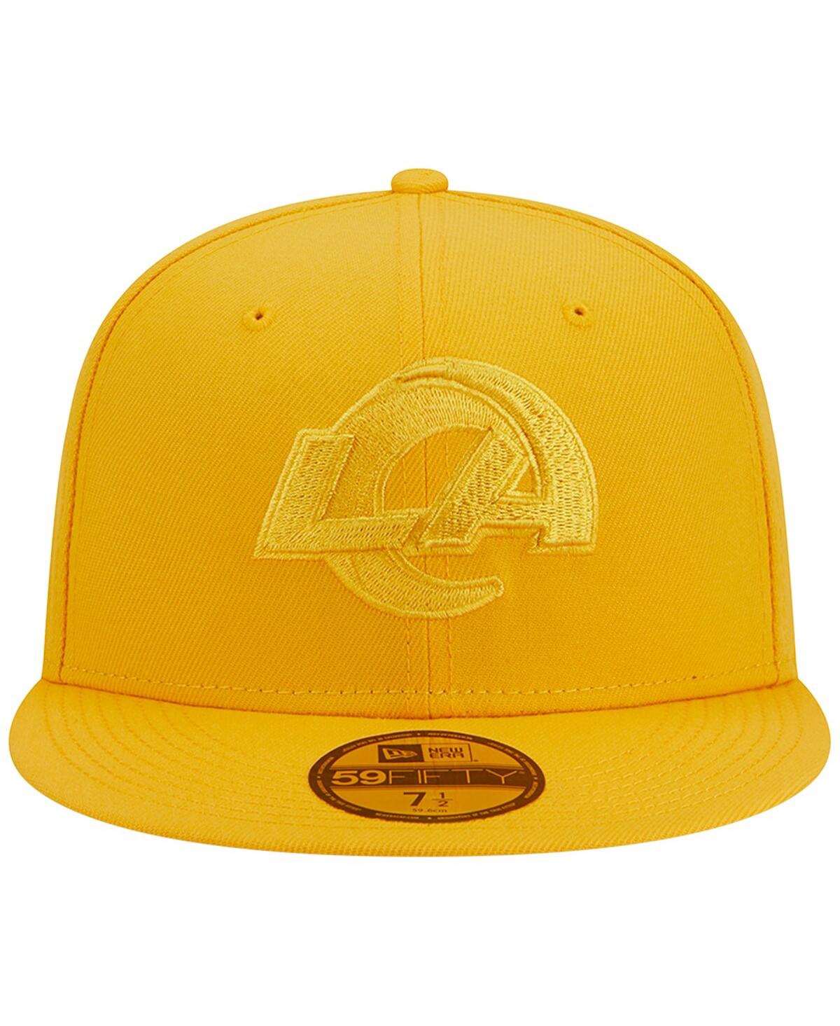 Men's New EraLos Angeles Rams Color Pack 59FIFTY Fitted Hat - Gold