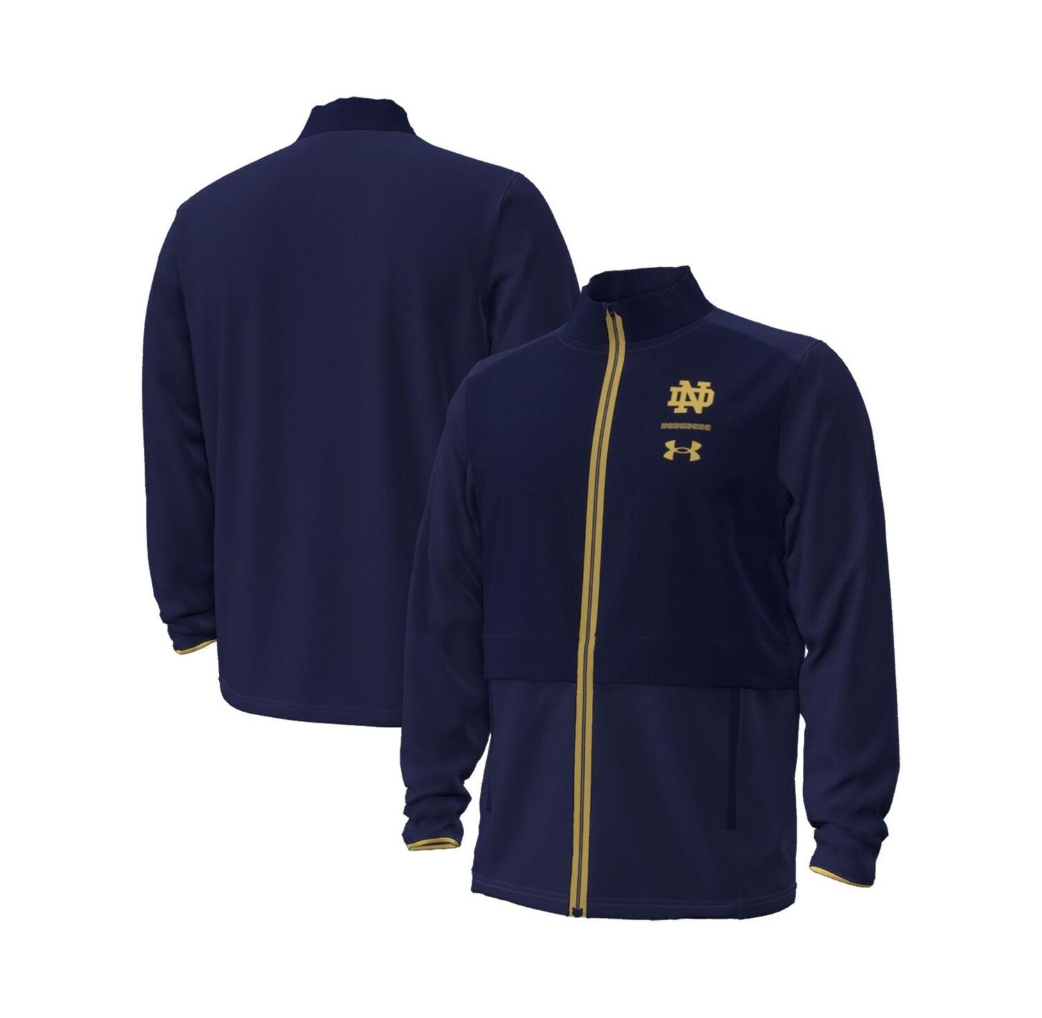 Men's Navy Notre Dame Fighting Irish 2023 Aer Lingus College Football Classic Full-Zip Jacket