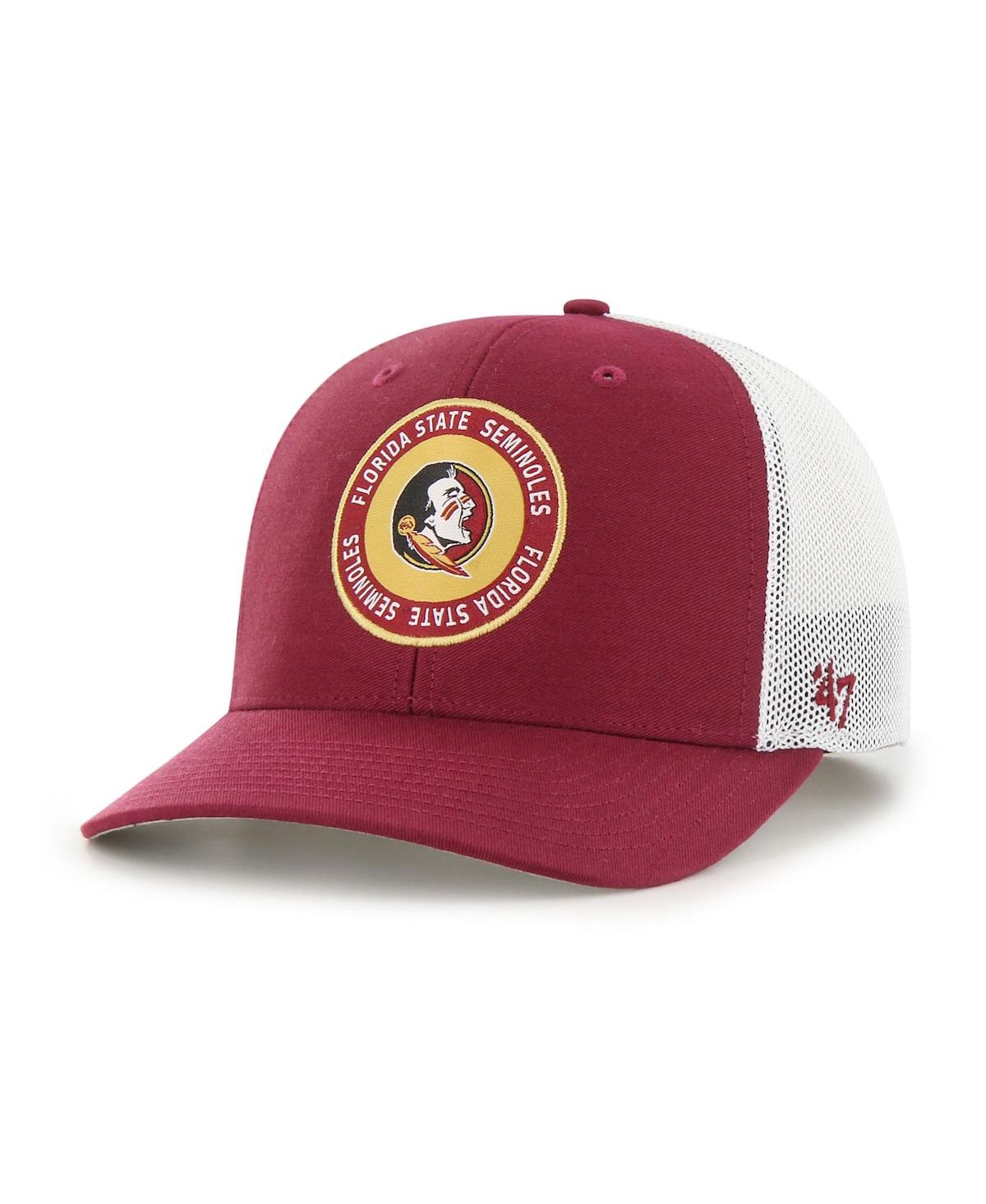 Shop 47 Brand Men's ' Garnet Florida State Seminoles Unveil Trophy Flex Hat