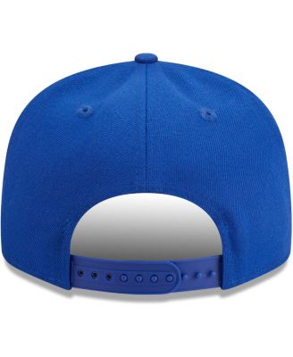 Men's Royal Golden State Warriors Golden Tall Text 9FIFTY Snapback Hat