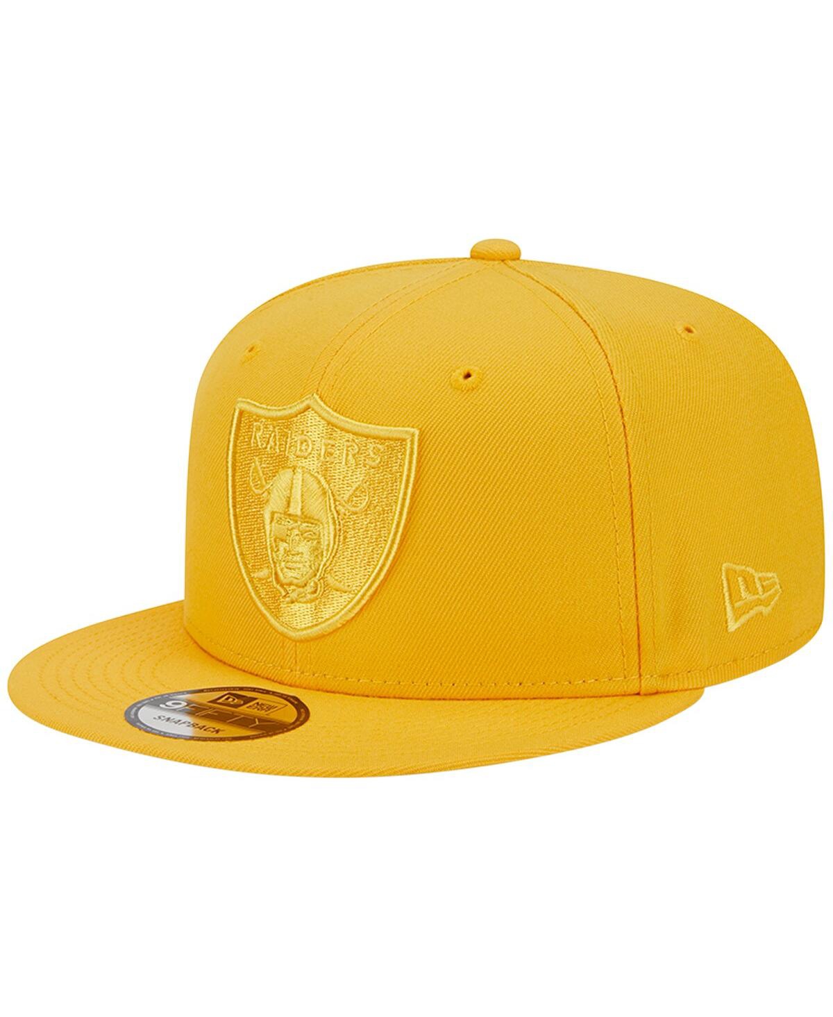 New Era Men's  Gold Las Vegas Raiders Color Pack 9fifty Snapback Hat