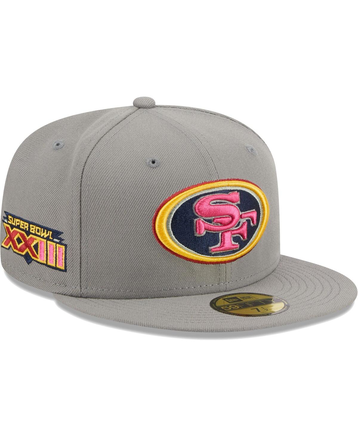 New Era Men's  Gray San Francisco 49ers Color Pack Multi 9fifty Snapback Hat