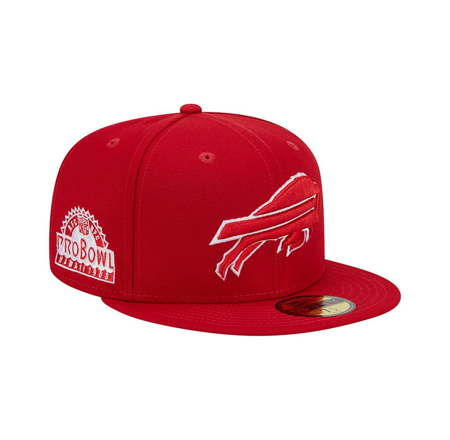Men's Scarlet Buffalo Bills 1998 Hawaii Pro Bowl Main Patch 59FIFTY Fitted Hat