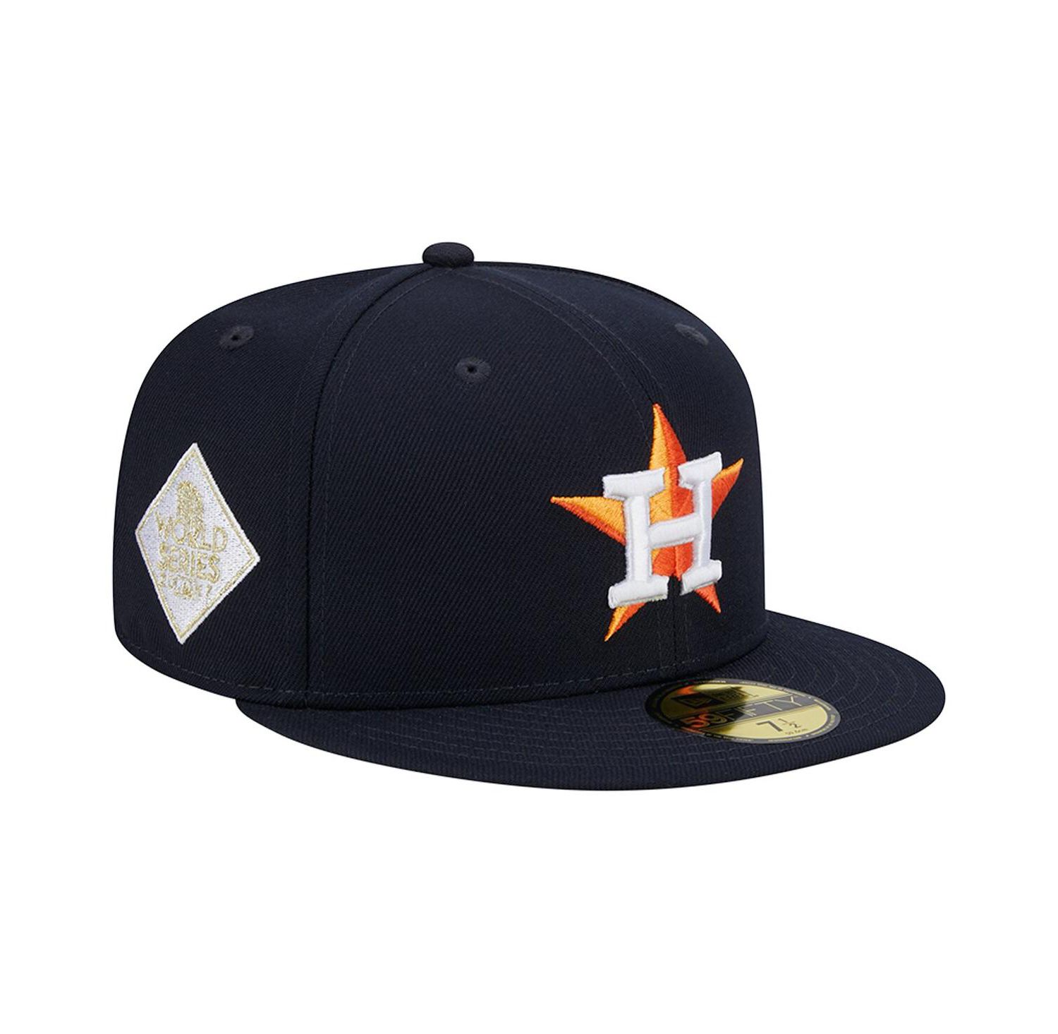 Men's Navy Houston Astros 2017 World Series Team Color 59FIFTY Fitted Hat