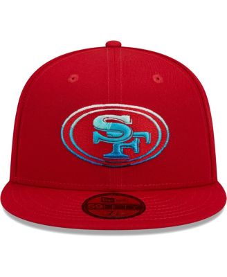 Men's Scarlet San Francisco 49ers Gradient 59FIFTY Fitted Hat