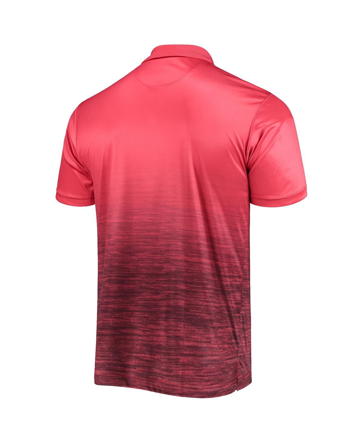 Shop Colosseum Men's  Red Houston Cougars Marshall Polo Shirt