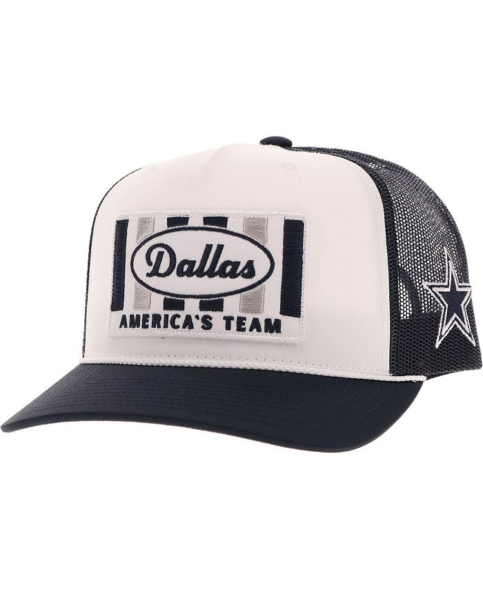 Hooey Men's White Dallas Cowboys Patch Trucker Snapback Hat - Macy's