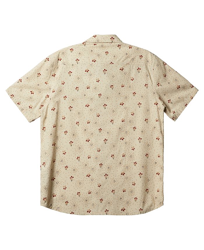 Quiksilver Men's Summer Petals Woven Short Sleeve Shirt - Macy's