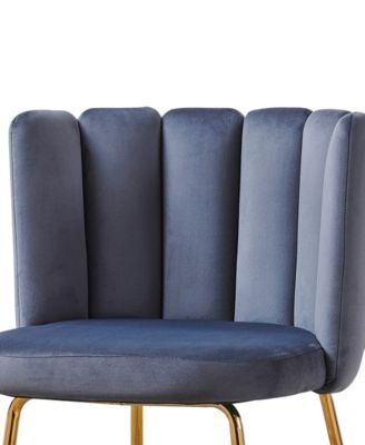 Elegante 41" Velvet Bar Stools, Set of 2