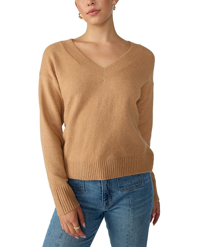 Sanctuary Women s Easy Breezy V Neck Pullover Sweater Macy s