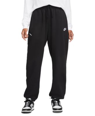  Nike Club Swoosh Men's Fleece Sweatpants Pants Classic Fit,  Small - Black/White : Clothing, Shoes & Jewelry
