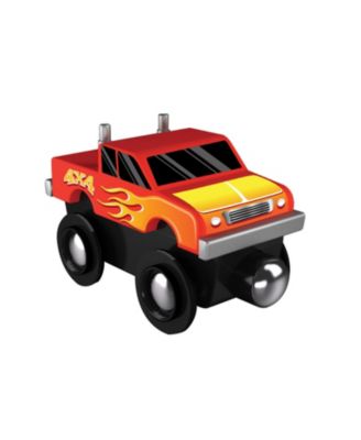 Monster Truck Wooden Toy Train Engine For Kids