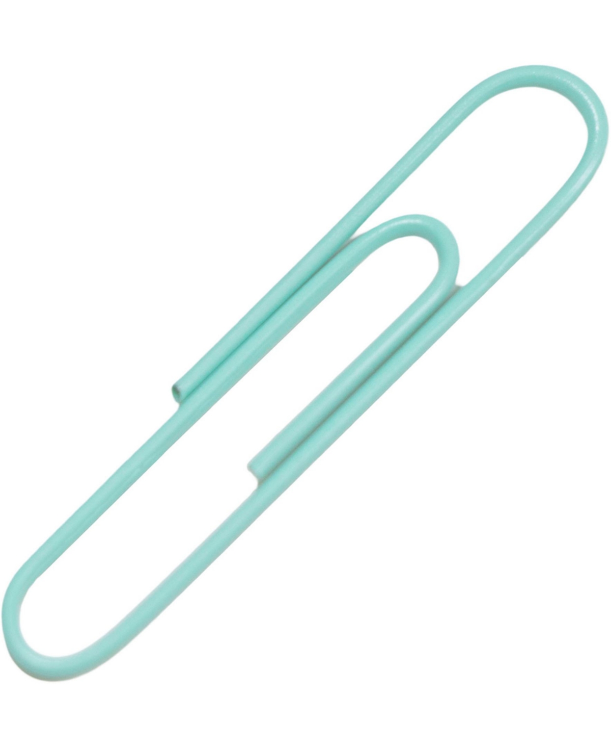 Shop Jam Paper Colorful Jumbo Paper Clips In Teal