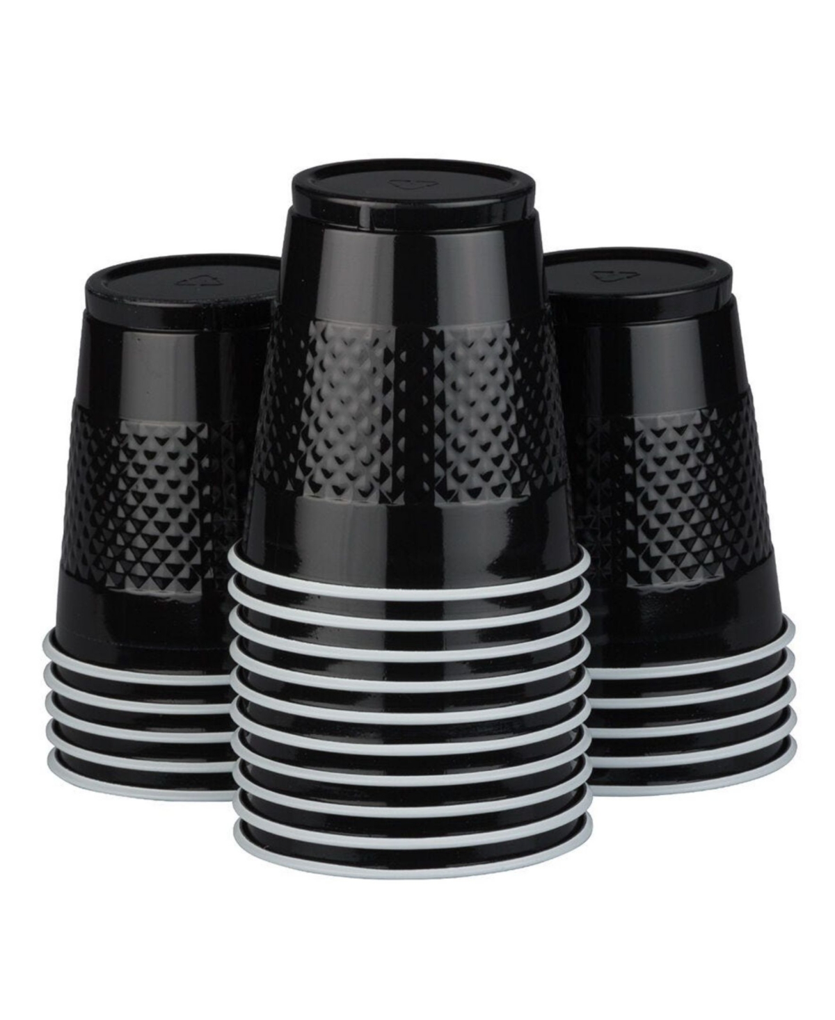 Jam Paper Plastic Party Cups In Black