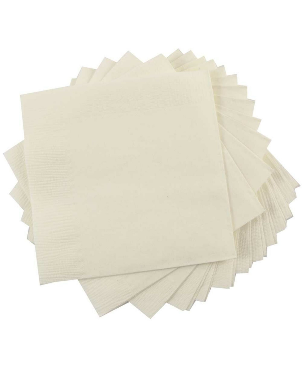 Jam Paper Medium Lunch Napkins In Ivory