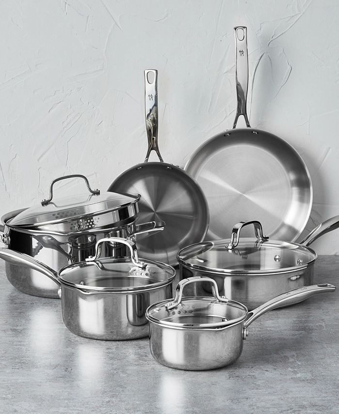 Henckels Clad H3 10-pc Stainless Steel Cookware Set