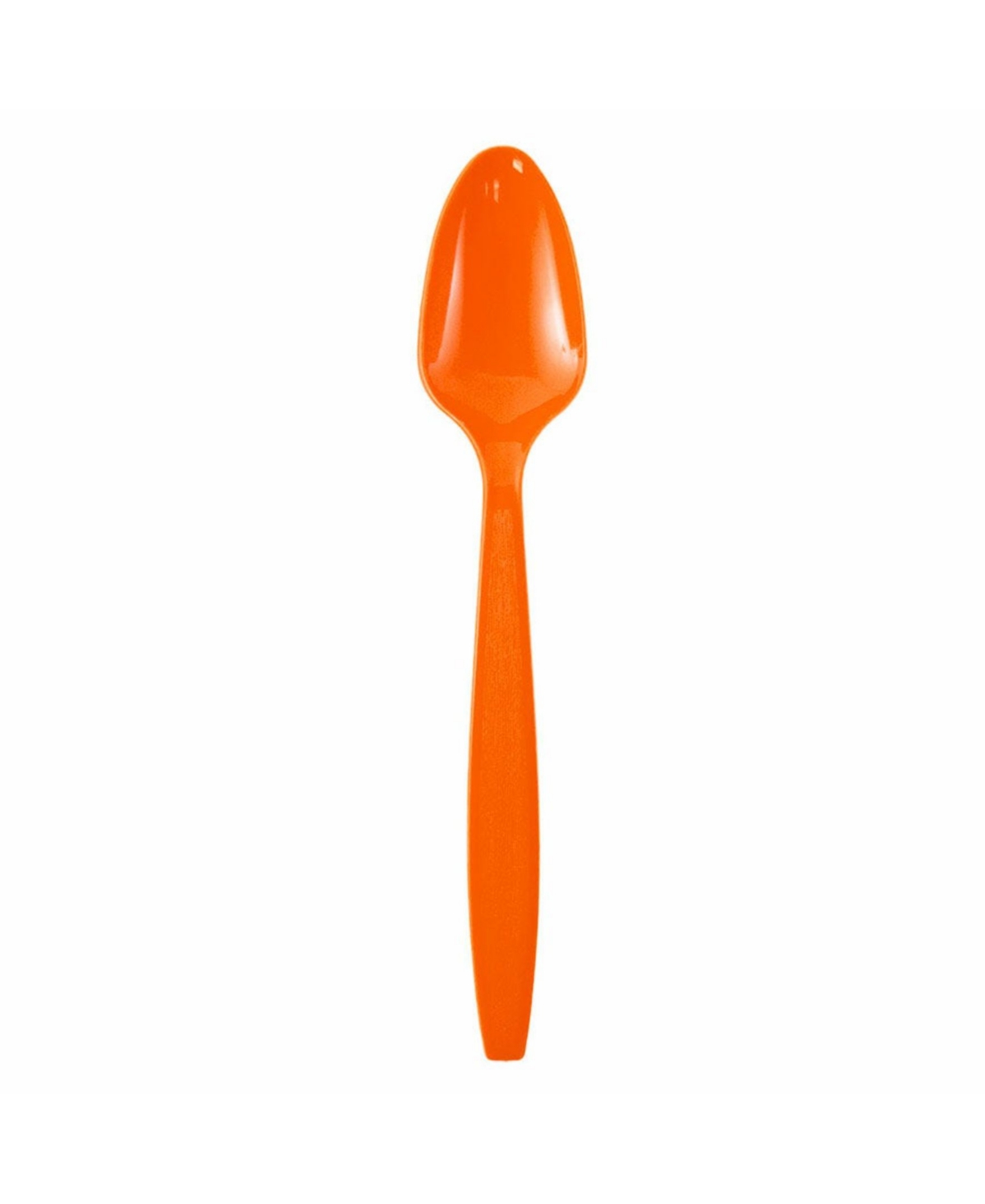 Shop Jam Paper Big Party Pack Of Premium Plastic Spoons In Orange