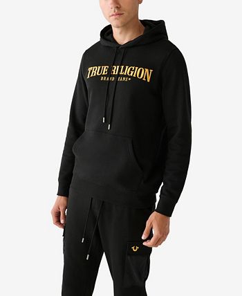 True Religion Men s Arch Logo Pullover Hoodie Macy s