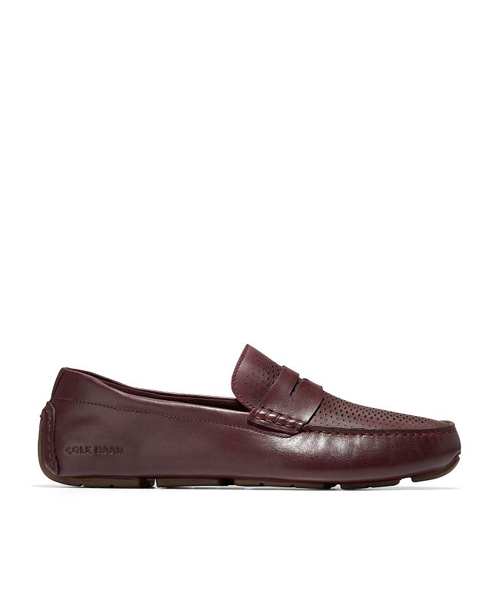 Cole Haan Men's Grand Laser Leather Penny Driving Loafers - Macy's